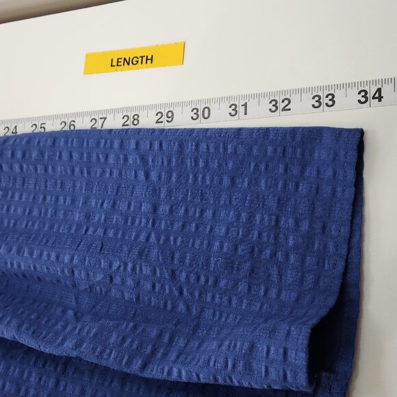 NEW Old Navy Tiered Maxi Skirt Womens XL Blue Boho Seersucker Pull On SS06X - Picture 7 of 7